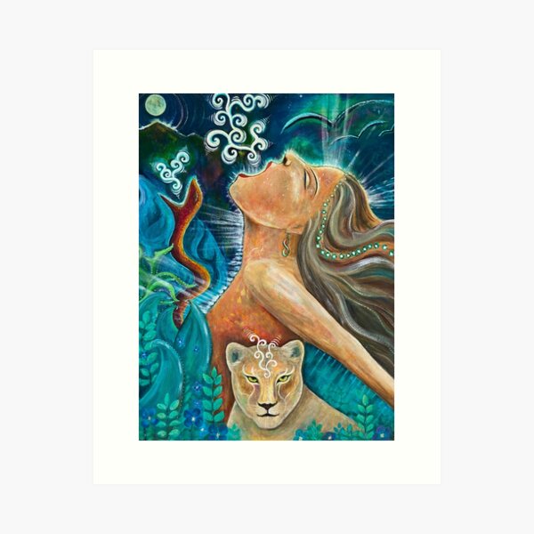 Item preview, She Who Frees Her Voice designed and sold by Margaret Trost.