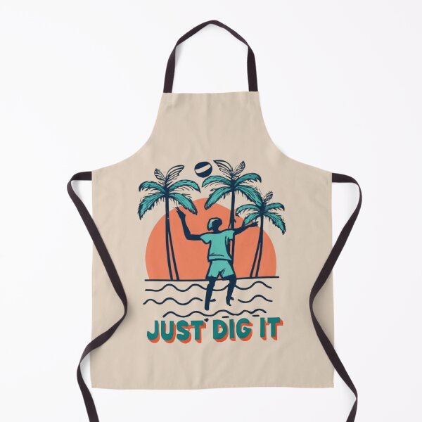 Item preview, ust Dig It Beach Volleyball palyer serving the ball Cool Vintage designed and sold by UrbanGraphixs.