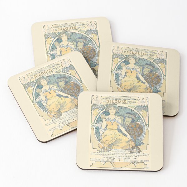 Item preview, HD. Universal Exposition of St Louis, by Alphonse Mucha. (Original colors) designed and sold by MINDTHECHERRY.