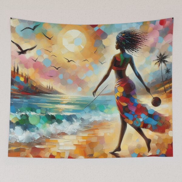 Item preview, Island Girl in the Summer Sun designed and sold by Artbytinavaughn.