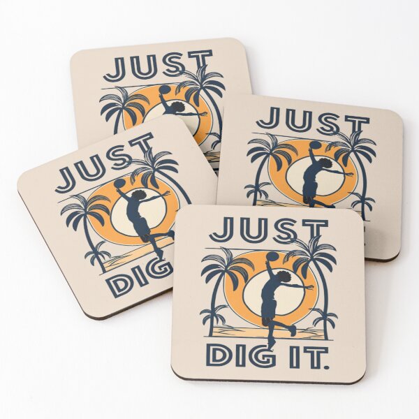 Item preview, Just Dig It Beach Volleyball palyer serving the ball  Cool Vintage designed and sold by UrbanGraphixs.