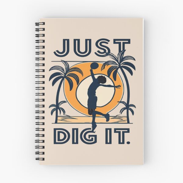 Item preview, Just Dig It Beach Volleyball palyer serving the ball  Cool Vintage designed and sold by UrbanGraphixs.