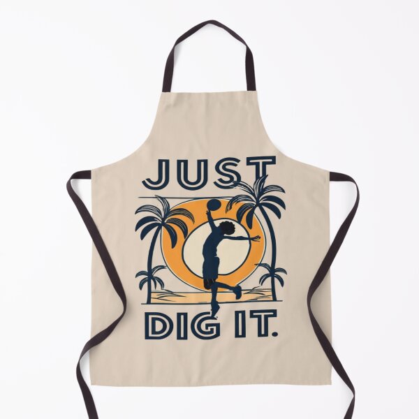 Item preview, Just Dig It Beach Volleyball palyer serving the ball Cool Vintage designed and sold by UrbanGraphixs.