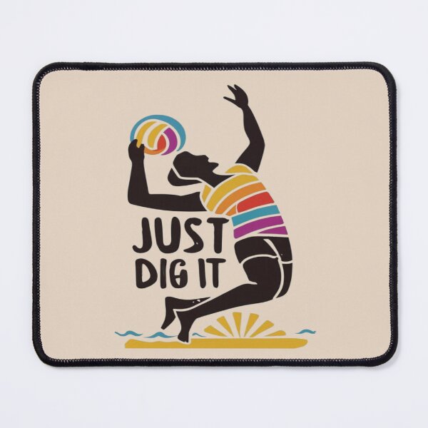 Item preview, Just Dig It Beach Volleyball palyer serving the ball  Cool Vintage designed and sold by UrbanGraphixs.