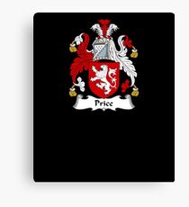 Price Coat of Arms - Family Crest Shirt Canvas Print