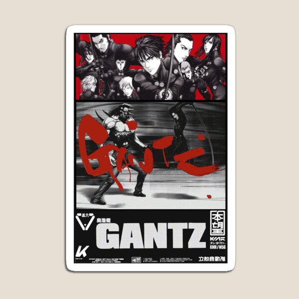 GANTZ, ガンツ , ANIME BLACK,WHITE and RED