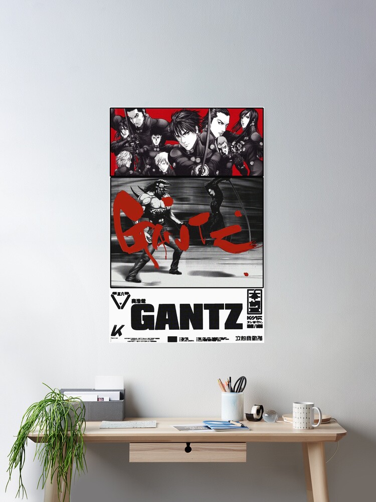 GANTZ, ガンツ , ANIME BLACK,WHITE and RED