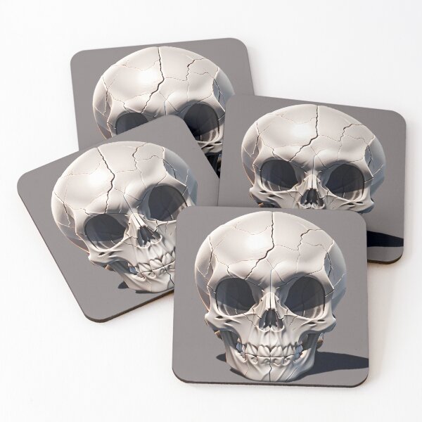 Item preview, A Sleek Symmetry Skull designed and sold by SirZeus.