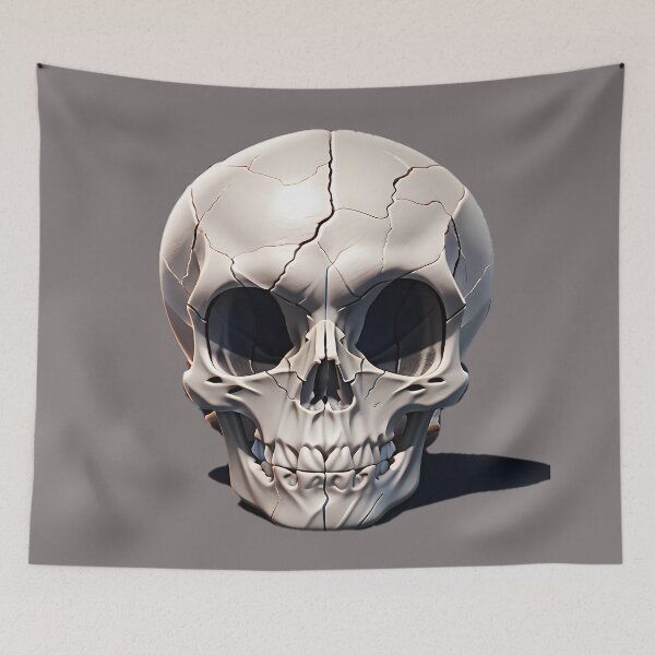 Item preview, A Sleek Symmetry Skull designed and sold by SirZeus.