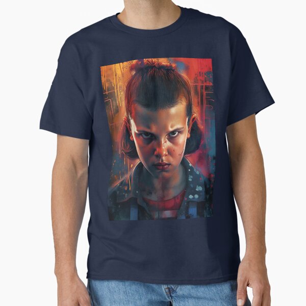 Item preview, Stranger Things Timeless Echoes: A Pop-Cubist Odyssey in Hawkins AI Generated designed and sold by JuxtaJoy Studios.
