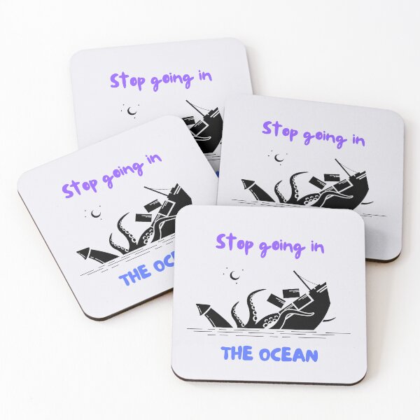 Item preview, Stop going in the ocean designed and sold by RodainaArt.