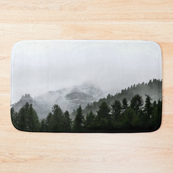 Item preview, Foggy mountains coniferous forest panoramic landscape photography #28 designed and sold by JosephinFelicia.