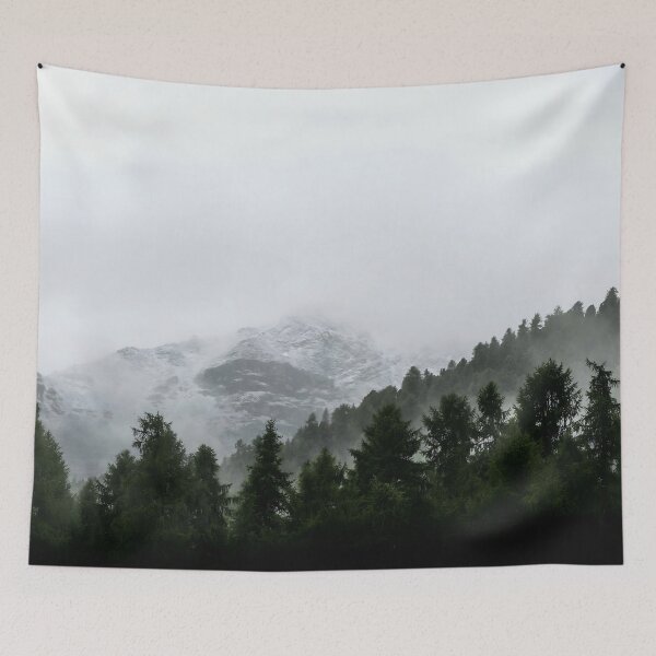 Item preview, Foggy mountains coniferous forest panoramic landscape photography #28 designed and sold by JosephinFelicia.