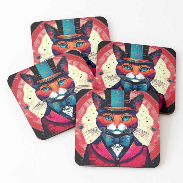 Item preview, Cosmic Distinguished Cat 27 designed and sold by Dose of Dysfunction.