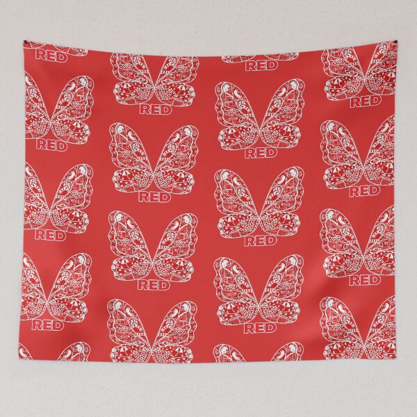 Item preview, RED Era Butterfly designed and sold by JoyfulDaisy.