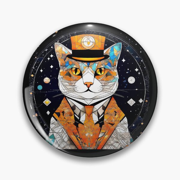 Item preview, Cosmic Distinguished Cat 28 designed and sold by Dose of Dysfunction.
