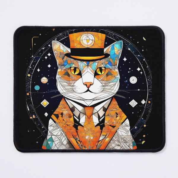 Item preview, Cosmic Distinguished Cat 28 designed and sold by Dose of Dysfunction.