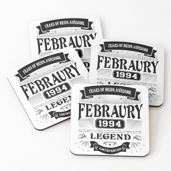 Item preview, Legend Were Born in February 1994 Limited Edition, Birthday Gift, Perfectly Aged years of Being Awesome Vintage 30th Birthday designed and sold by DjenShop.