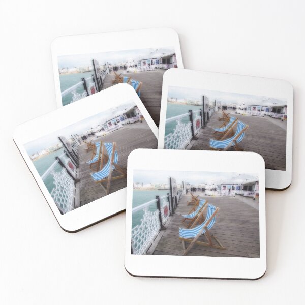 Item preview, Deckchairs on the pier  designed and sold by BerylBez.