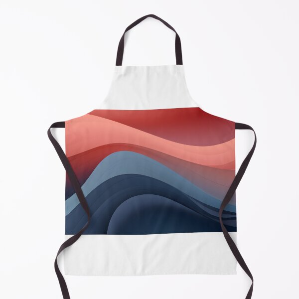 Item preview, A colorful waves in red and blue designed and sold by johndesign88.