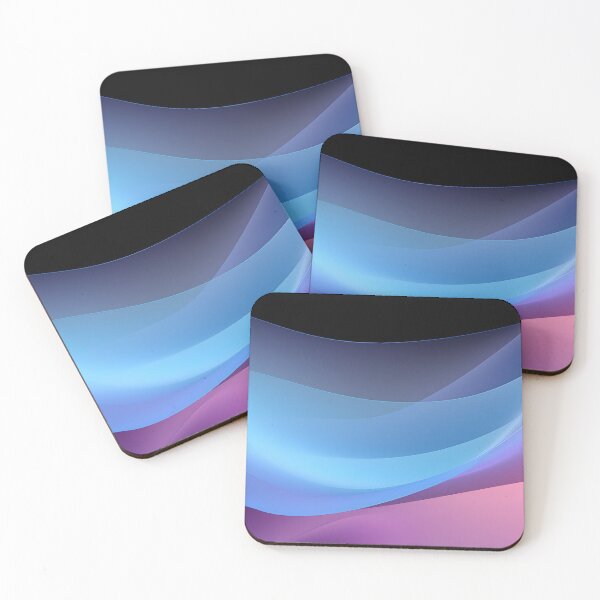 Item preview, A colorful waves on a black background designed and sold by johndesign88.