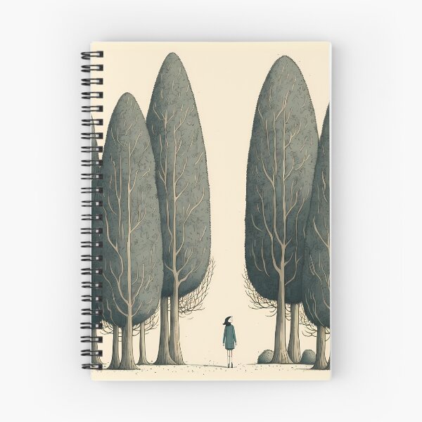 Item preview, Whimsical illustration of a forest designed and sold by randrdesign.