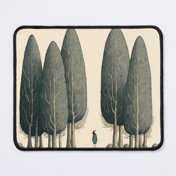 Item preview, Whimsical illustration of a forest designed and sold by randrdesign.