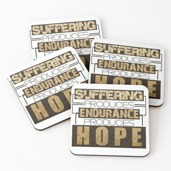 Item preview, Suffering produces endurance produces hope designed and sold by WideIsTheGate.