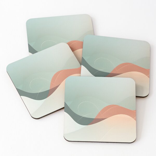 Item preview, A colorful waves on a white background designed and sold by johndesign88.