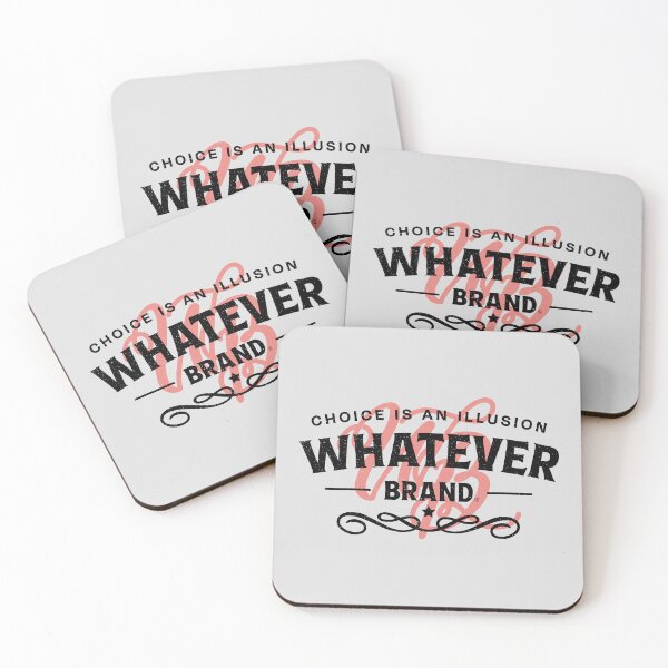Item preview, Whatever Brand (black and red) designed and sold by Murder of Crows.