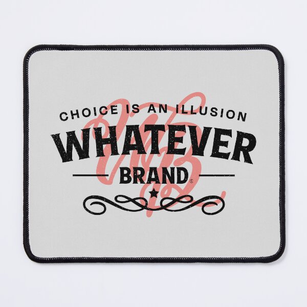 Item preview, Whatever Brand (black and red) designed and sold by Murder of Crows.