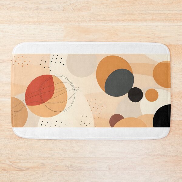 Item preview, A colorful art piece with circles and dots designed and sold by johndesign88.