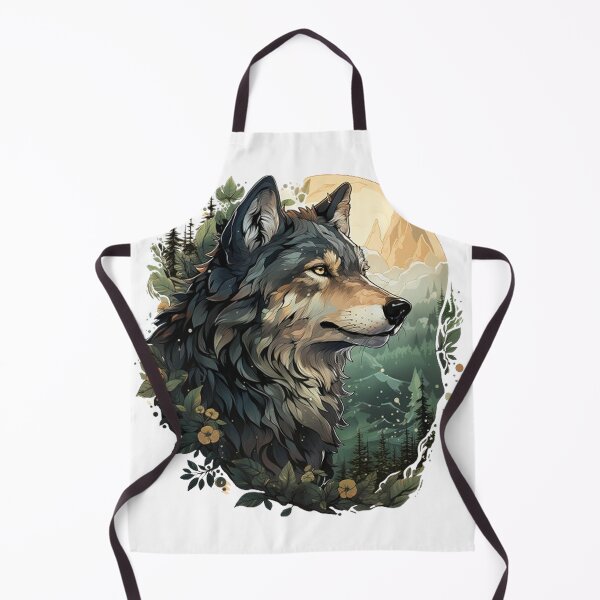 Item preview, Majestic Wolf Head: Nature's Gaze Art designed and sold by SellingWSarah17.