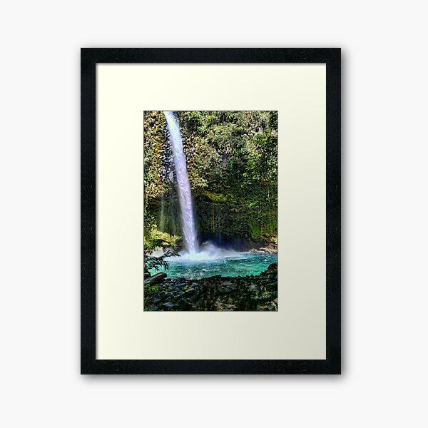 Costa Rica Waterfall Framed Art Print