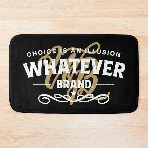 Item preview, Whatever Brand (white and yellow) designed and sold by Murder of Crows.