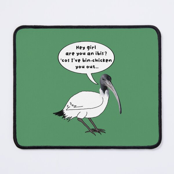Item preview, Hey girl are you an ibis ? ‘Cos I’ve bin-chicken you out.. designed and sold by Rob Price.