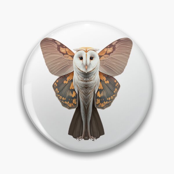 Item preview, Barn owl alien butterfly designed and sold by locustgirl.