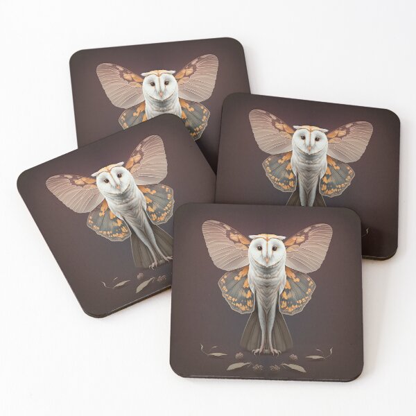 Item preview, Barn owl alien butterfly designed and sold by locustgirl.