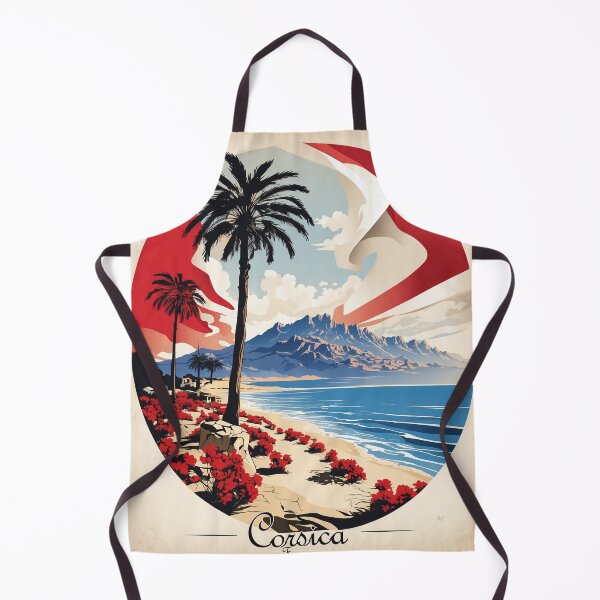 Item preview, Corsica France Vintage Poster Tourism 2 designed and sold by TravelersGems.