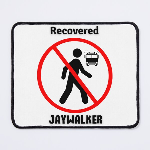 Item preview, Recovered Jaywalker No Walk Street Sign  designed and sold by a-new-light.