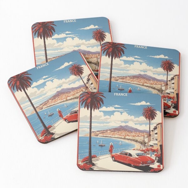 Item preview, Ajaccio France Vintage Poster Tourism  designed and sold by TravelersGems.