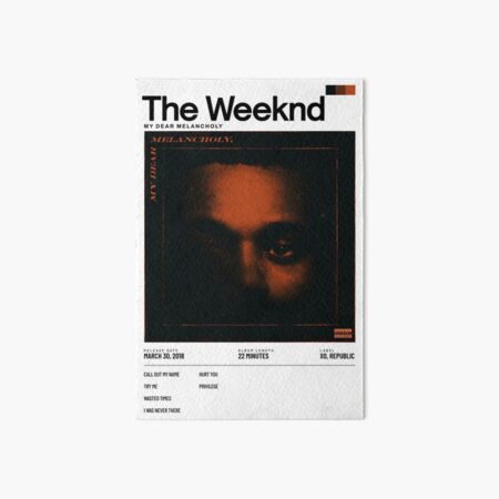 Canvas Painting New The Weeknd After Hours My Dear Melancholy