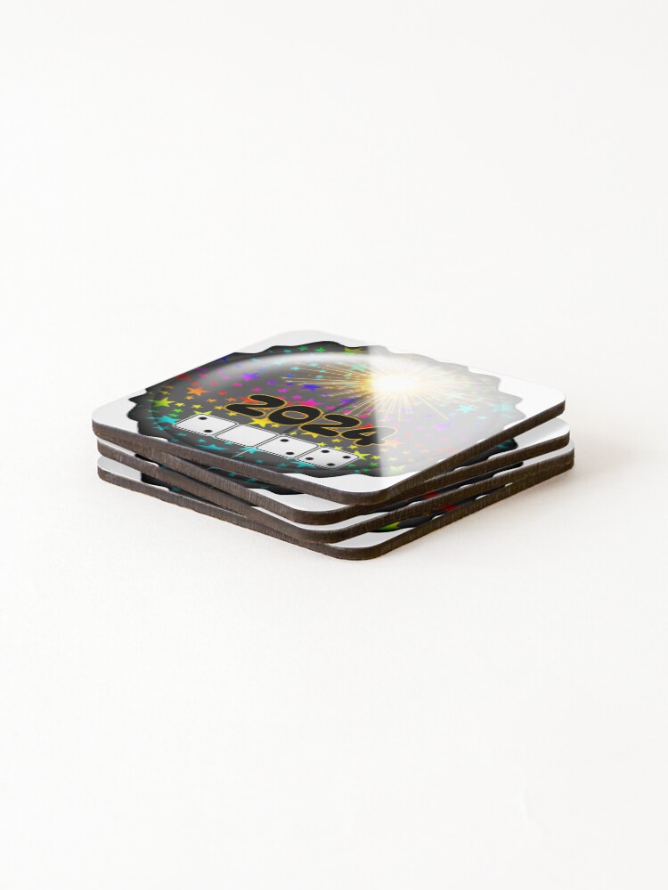 Thumbnail 4 of 5, Coasters (Set of 4), 2024 designed and sold by BomShellsDesign.