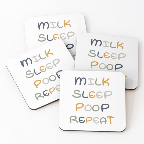 Item preview, Milk. Sleep. Poop. Repeat... designed and sold by Groenendijk.