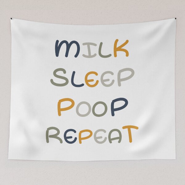 Item preview, Milk. Sleep. Poop. Repeat... designed and sold by Groenendijk.
