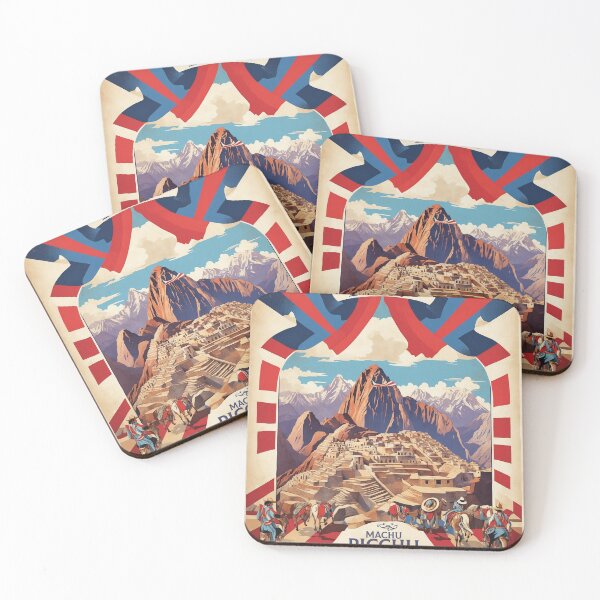 Item preview, Peru Macchu Picchu Vintage Poster Tourism 2 designed and sold by TravelersGems.