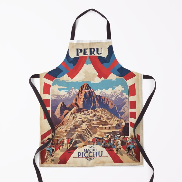 Item preview, Peru Macchu Picchu Vintage Poster Tourism 2 designed and sold by TravelersGems.