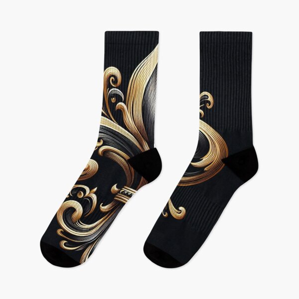 Item preview, Black and Gold Fleur De Lis 2 designed and sold by Artbytinavaughn.