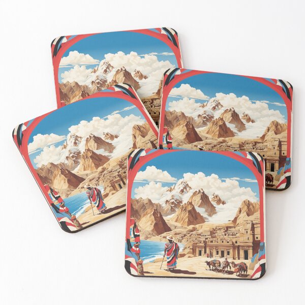 Item preview, Peru Vintage Poster Tourism  designed and sold by TravelersGems.