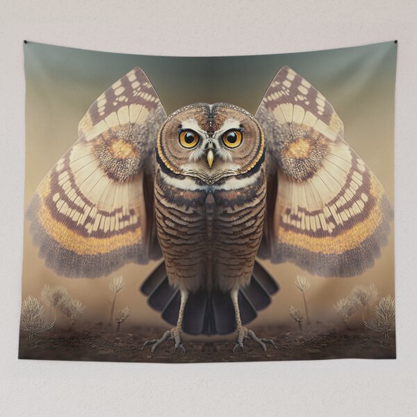 Item preview, Burrowing moth owl designed and sold by locustgirl.